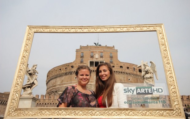 Roma, Castel San'Angelo inquadrato da Sky Arte HD