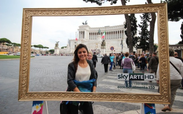 Roma, il Vittoriano inquadrato da Sky Arte HD