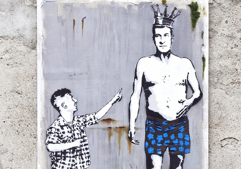Mr. Savethewall - The king is naked!, 2014 - dettaglio