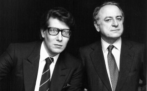 Yves Saint Laurent e Pierre Bergé