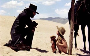 Una scena del film El Topo, diretto e interpretato da Alejandro Jodorowsky