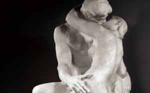 Auguste Rodin, Il bacio, 1888-1889, scultura in marmo
