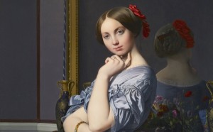 Jean-Auguste-Dominique Ingres, Comtesse d’Haussonville (dettaglio), 1845, Frick Collection di New York