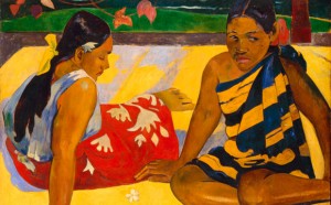 Paul Gauguin, Parau Api. Galerie Neue Meister, Staatliche Kunstsammlungen Dresden
