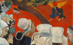 Paul Gauguin, La visione dopo il sermone, 238 x 300 mm