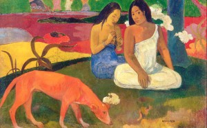 Paul Gauguin, Arearea, 1892. Olio su tela, 75 x 94 cm, Musée d’Orsay, Parigi. Photo: © RMN-Grand Palais (Musée d’Orsay)/Hervé Lewandowski