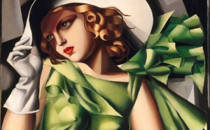 Tamara de Lempicka, Jeune fille en vert (Jeune fille aux gants), 1927/1930, Olio su compensato, 61,5 x 45,5 cm, Paris,Centre Pompidou‐ Musée national d'art moderne/Centre de création Industrielle © Centre Pompidou MNAM‐CCI, Dist. RMN‐Grand Palais/Droit réservés © Tamara Art Heritage. Licensed by MMI NYC/ ADAGP Paris/ SIAE Roma 2015