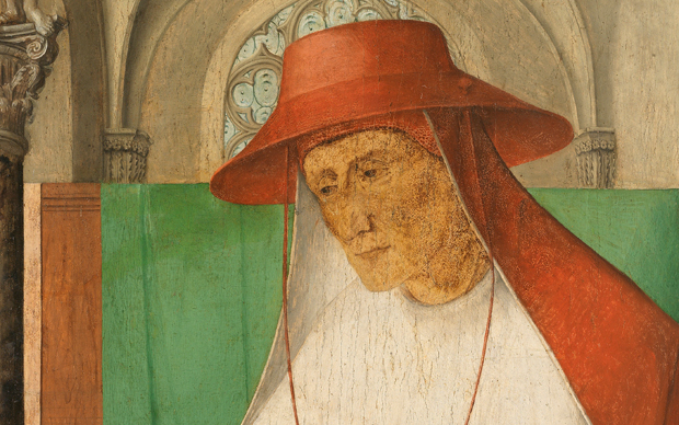 Giusto di Gand e Pedro Berruguete,  San Girolamo, Dipinto su tavola, 117 x 69 cm, Parigi, Musée du Louvre © C2RMF/ E. Lambert