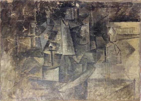 Pablo Picasso, La Coiffeuse, 1911