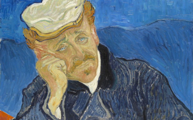 Vincent Van Gogh, (particolare) Ritratto del dottor Gachet, 1890