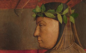 Giusto di Gand e Pedro Berruguete, Francesco Petrarca, Dipinto su tavola, 112 x 58 cm, Urbino, Galleria Nazionale delle Marche © M2ADL