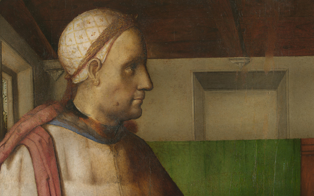 Giusto di Gand e Pedro Berruguete, Cicerone, Dipinto su tavola, 102 x 73 cm, Urbino, Galleria Nazionale delle Marche © M2ADL