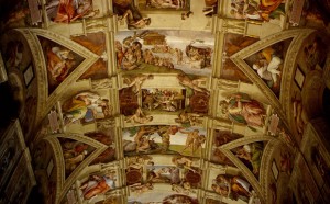 Michelangelo, Volta della Cappella Sistina, Stato del Vaticano, Roma