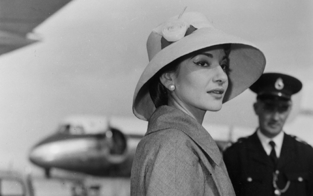Maria Callas all'Aereoporto di Heathrow, 1958