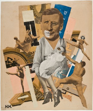 Hannah Höch, Der Vater, 1920. Collage,  34 x 27,5 cm, Galerie Berinson, Berlino