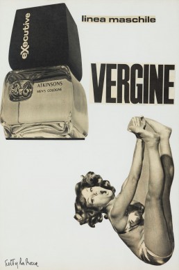 Ketty La Rocca, Vergine, 1964-1965. Collage su carta, 30 x 45 cm. Estate Ketty La Rocca by Michelangelo Vasta