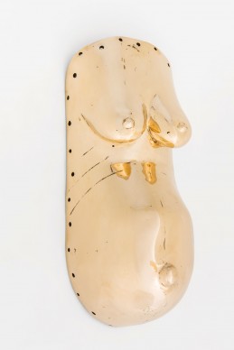 Sherrie Levine, Body Mask, 2007. Calco in bronzo, 57,2 x 24,1 x 14,6 cm. Foto Zeno Zotti, Collezione privata