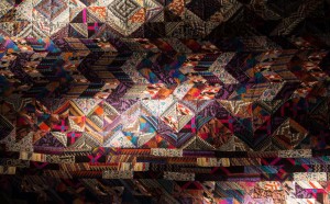 Ottavio Missoni, Arazzo, s.d, patchwork di tessuti in maglia, Fondazione Ottavio e Rosita Missoni. Photo Marco Cappelletti