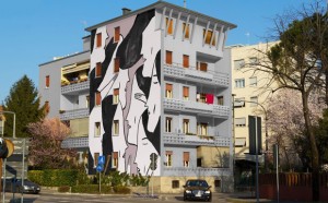 Fuoriluogo, street art a Pordenone - Incis di Alina Vergnano