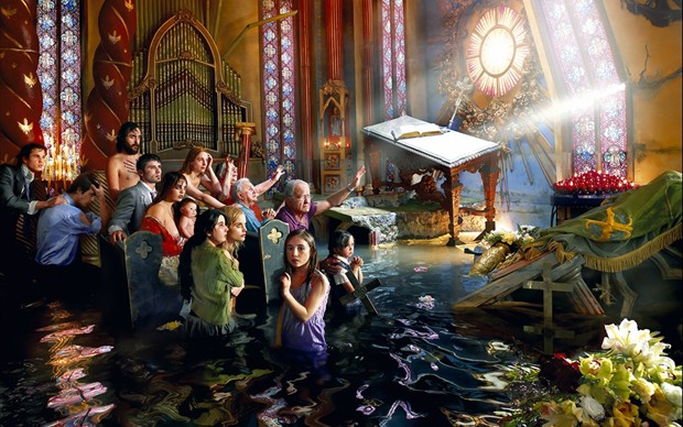 David Lachapelle, After the Deluge: Cathedral, 2007
