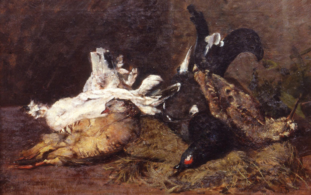 Giovanni Segantini, Natura morta con cacciagione, 1880-1881, Rovereto - Mart