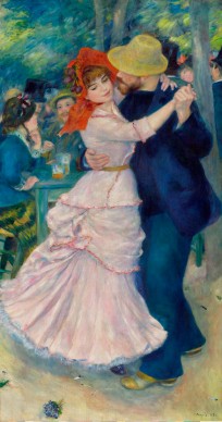 Pierre-Auguste Renoir, Dance at Bougival, 1883. Olio su tela, 181.9 x 98.1 cm © 2014 Museum of Fine Arts, Boston