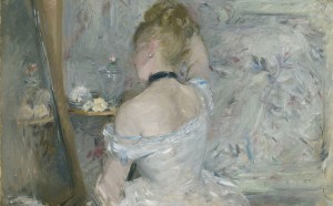 Berthe Morisot, Woman at Her Toilette, 1875-80. Olio su tela, 60.3 x 80.4 cm © The Art Institute of Chicago, Illinois