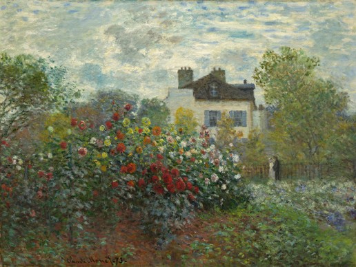 Claude Monet, The Artist's Garden in Argenteuil (A Corner of the Garden with Dahlias), 1873. Olio su tela, 61 x 82.5 cm © Image courtesy of the Board of Trustees, National Gallery of Art, Washington, DC