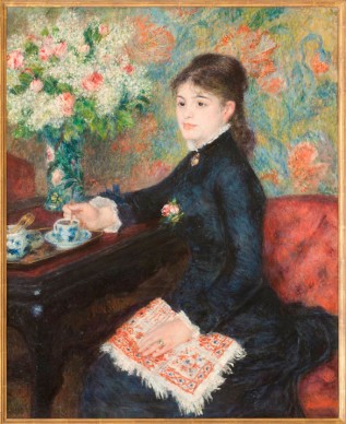 The Cup of CPierre-Auguste Renoir, The Cup of Chocolate, circa 1877-8. Olio su tela, 100 x 81 cm. Private Collection © Photo courtesy of the ownerhocolate, 1878