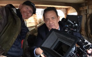 Ron-Howard-e-Tom-Hanks-sul-set-di-Inferno