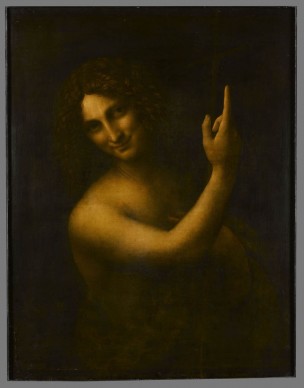 Leonardo da Vinci, San Giovanni Battista (1506-1515 circa), Olio su tavola di noce; 73 x 56,5 cm, Paris, Musée du Louvre, Département des Peintures, Collection de Louis XIV