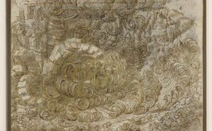 Leonardo da Vinci, Diluvio (1517-1518 circa) matita nera, penna e due inchiostri con acquerellature marroni su carta non preparata; 162 x 203 mm The Royal Collection / HM Queen Elizabeth II
