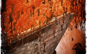 Chiharu Shiota, The Key in the Hand, 56. Biennale d'Arte di Venezia - Padiglione Giappone, 2015. Foto: Caterina Porcellini