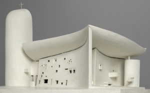 Le Corbusier, modello della Cappella di Notre-Dame du Haut a Ronchamp