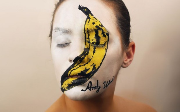 Natalie Sharp Cover Album body painting make up artistico