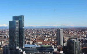 VISTA DI MILANO DALLA UNICREDIT TOWER