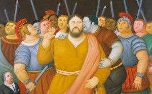 Fernando-Botero-Il-bacio-di-Giuda-Via-Crucis