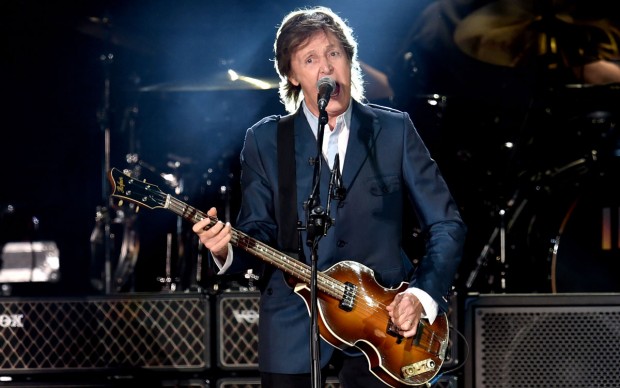 Paul McCartney live al PETCO Park in California, nel settembre del 2014. Foto: Kevin Winter/Getty Images