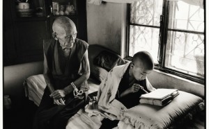 Monk with a camera - temple