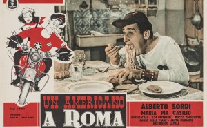 locandina film alberto sordi un americano a roma