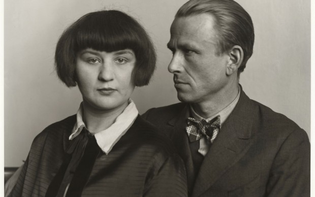August Sander, Otto Dix e sua moglie Martha, 1925-26
