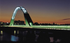 Santiago Calatrava, Ponte Lusitania, Mérida. Credits: Jordi Cami/Cover/Getty Images