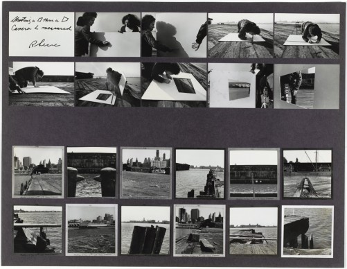 Harry Shunk e János Kender: RICHARD SERRA, Shooting a Square thru a Trapezoid, Camera Angle Measured, 1971