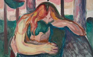 Edvard Munch, Vampyr i skogen, 1916-18