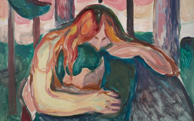 Edvard Munch, Vampyr i skogen, 1916-18