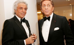 Giancarlo Giametti e Valentino nel 2006 a New York (Photo by Evan Agostini/Getty Images)