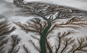 Edward Burtynsky. Delta del fiume Colorado n. 2. San Felipe, Bassa California, Messico 2011.