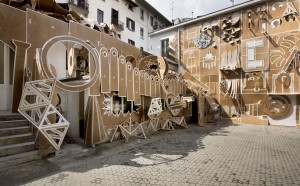 Daniel González, Pop-Up Building Milan Marsèlleria, Milano 2015 installation view Ph. Carola Merello