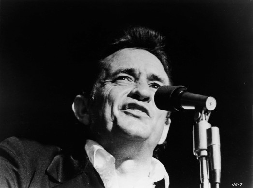 Johnny Cash nel film 'Johnny Cash - The Man, His World, His Music' diretto da Robert Elfstrom, 1969. (Photo by Hulton Archive/Getty Images)
