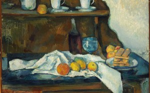 Paul Cézanne, Il Buffet 1877-1879. Olio su tela, cm 65,5x81 © Museum of Fine Arts, Budapest 2015